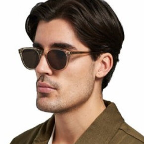 Final Price! Saint Laurent SL401 008 Transparent/Brown Sunglasses main image 9